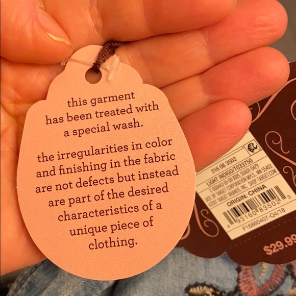 KNOX ROSE Long Sleeve  Button Down Denim Shirt Size S - Picture 15 of 15